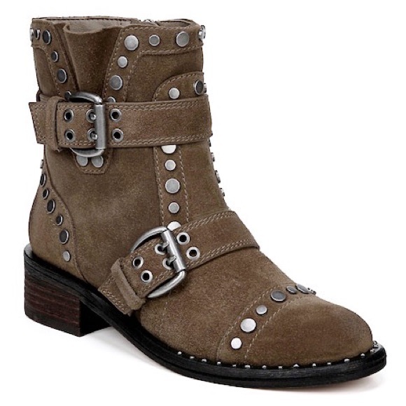 🆕{Sam Edelman} Drea Studded Motorcycle Boots - Picture 9 of 16
